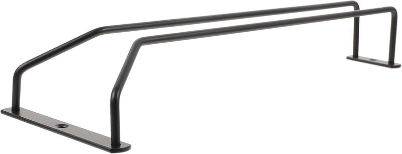 Wine Glass Rack under Cabinet 35cm Iron Black Finish Stemware Holder Hanging Goblets Organizer for Kitchen Bar Home Storage - Image 1