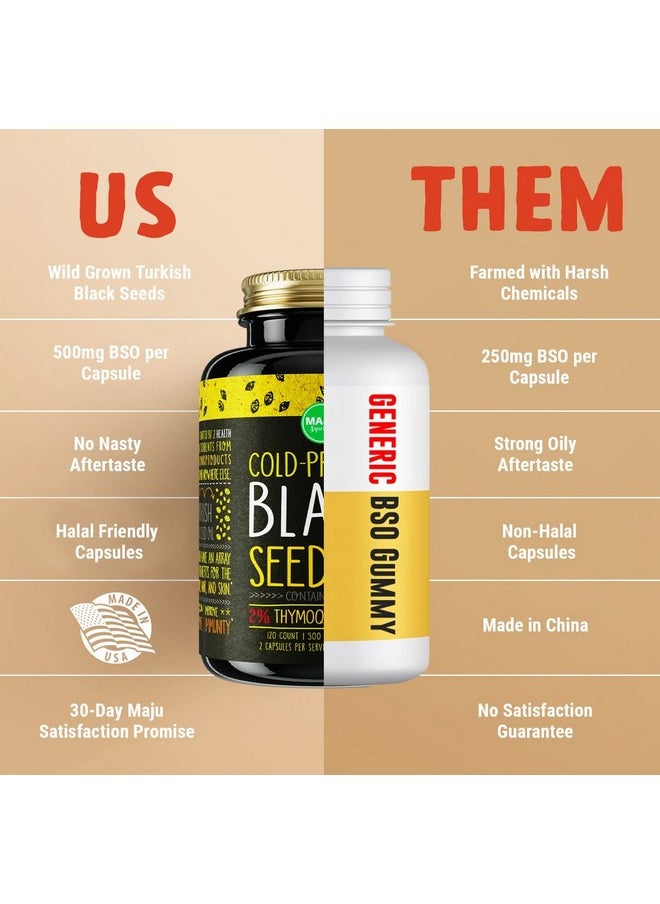 Maju Superfoods Maju'S Black Seed Oil Capsules (120Ct)  - Image 5