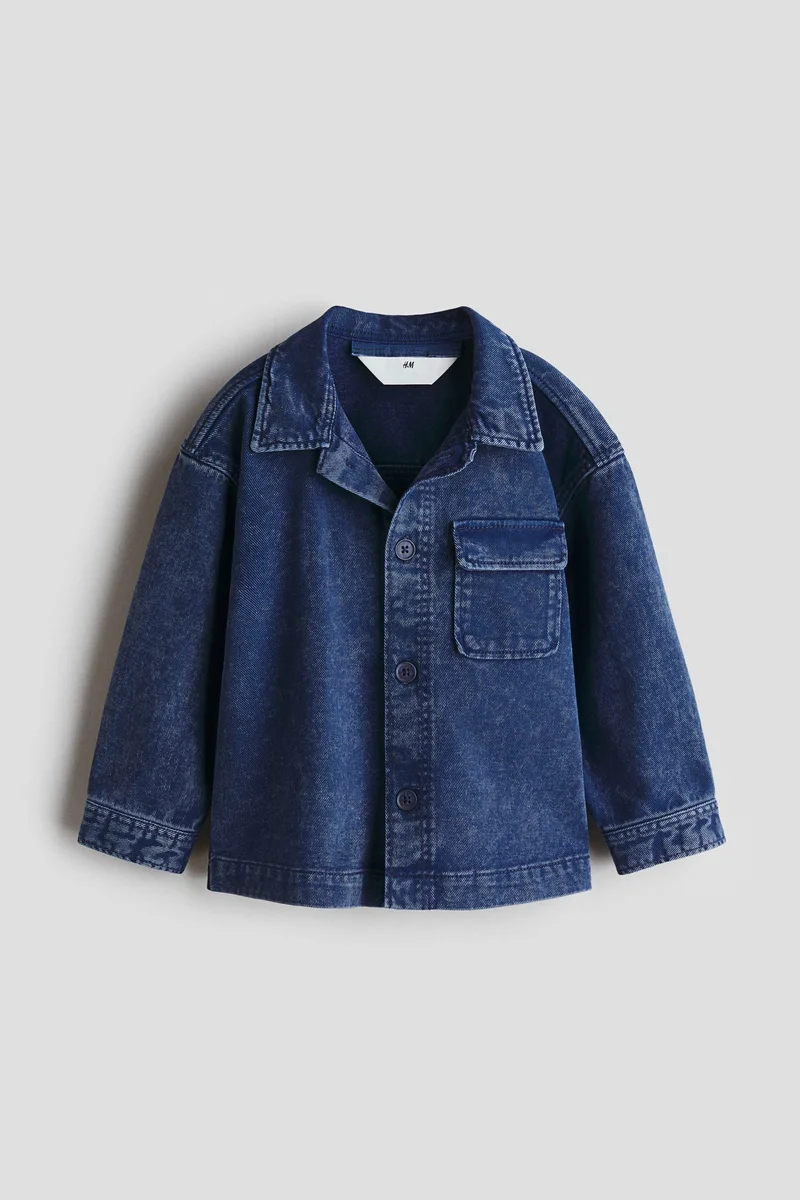 H&M Cotton denim overshirt