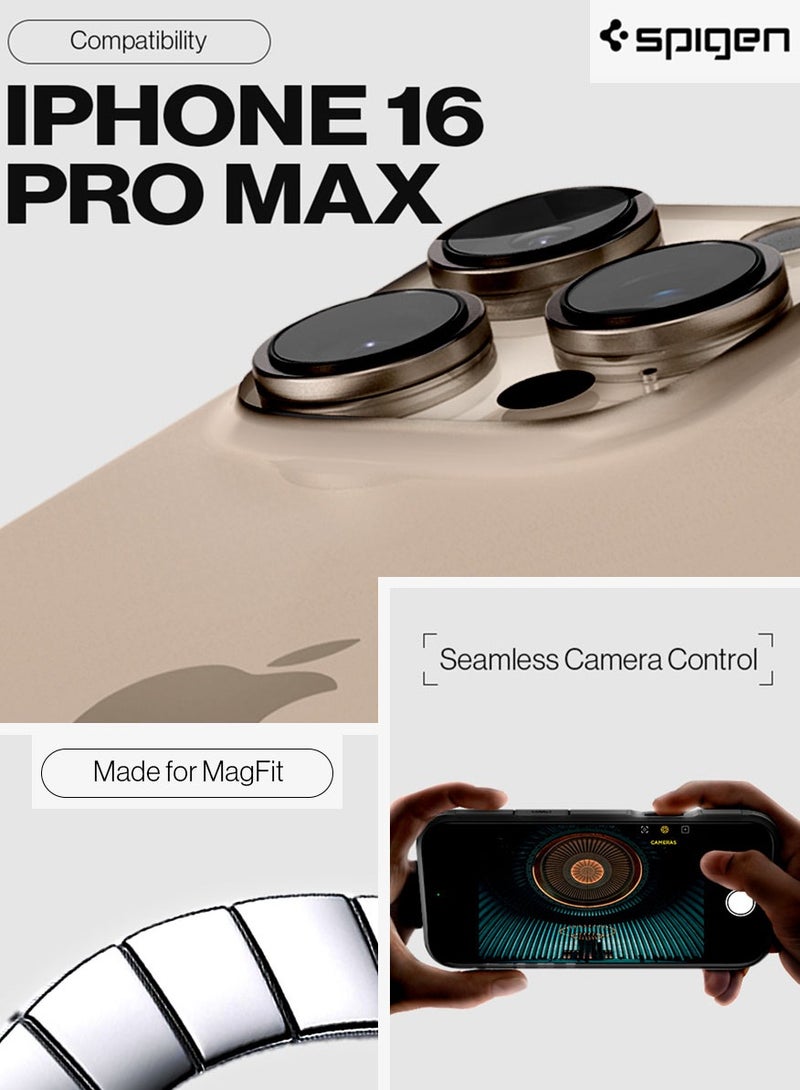 Spigen Tough Armor T (Ai) MagFit AI iPhone 16 Pro MAX Case Cover [Camera Control Button] MagSafe with Kickstand - Frost Black - Image 2