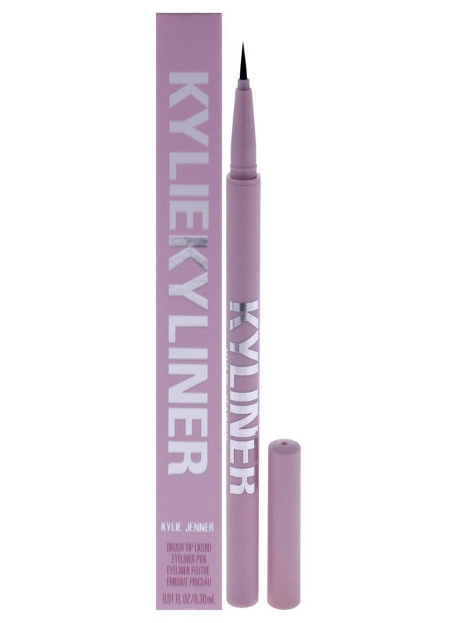 Kylie Kyliner Brush Tip Liquid Eyeliner Pen - 001 Black by Kylie Cosmetics for Women - 0.01 oz Eyeliner - Image 1