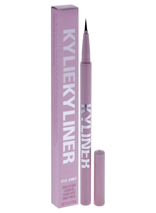 Kylie Kyliner Brush Tip Liquid Eyeliner Pen - 001 Black by Kylie Cosmetics for Women - 0.01 oz Eyeliner - Image 3