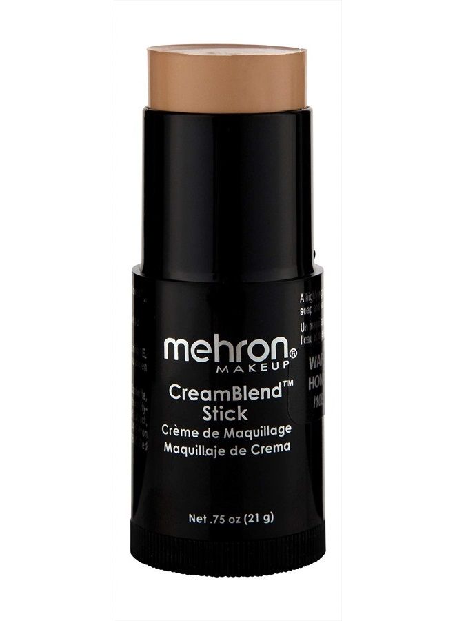 mehron Makeup CreamBlend Stick - Foundation (.75 oz) (WARM HONEY) - Image 1
