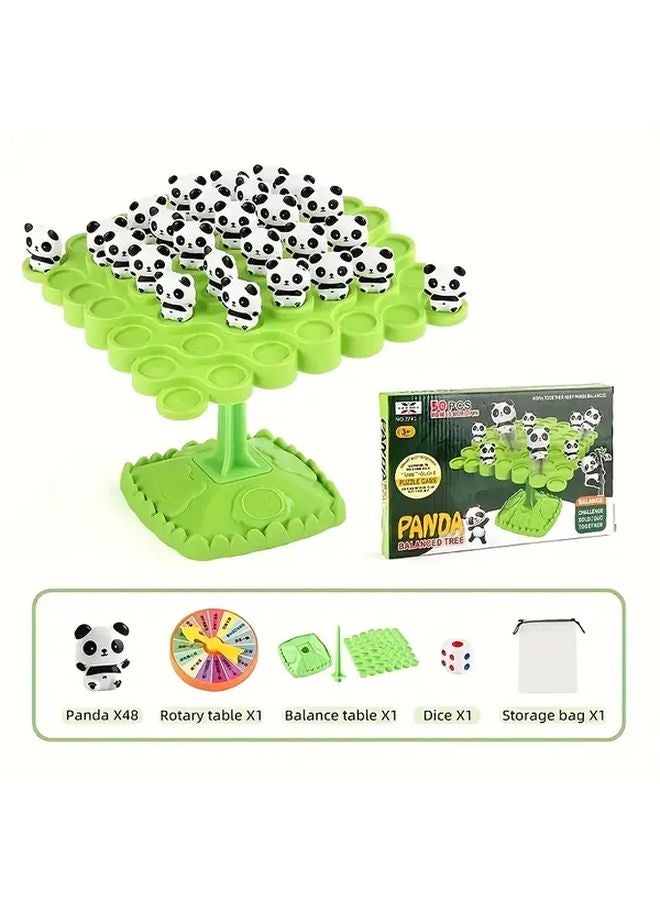 لوحة لعبة معركة الباندا المتوازنة لعبة أطفال ممتعة هدية لعيد الهالوين وعيد الميلاد - Image 1