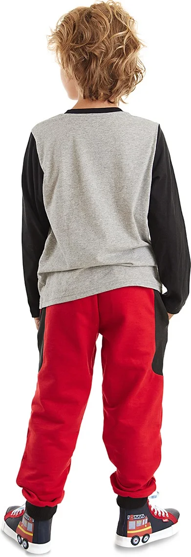 Denokids Firefighter Boy T-Shirt Trousers Set
