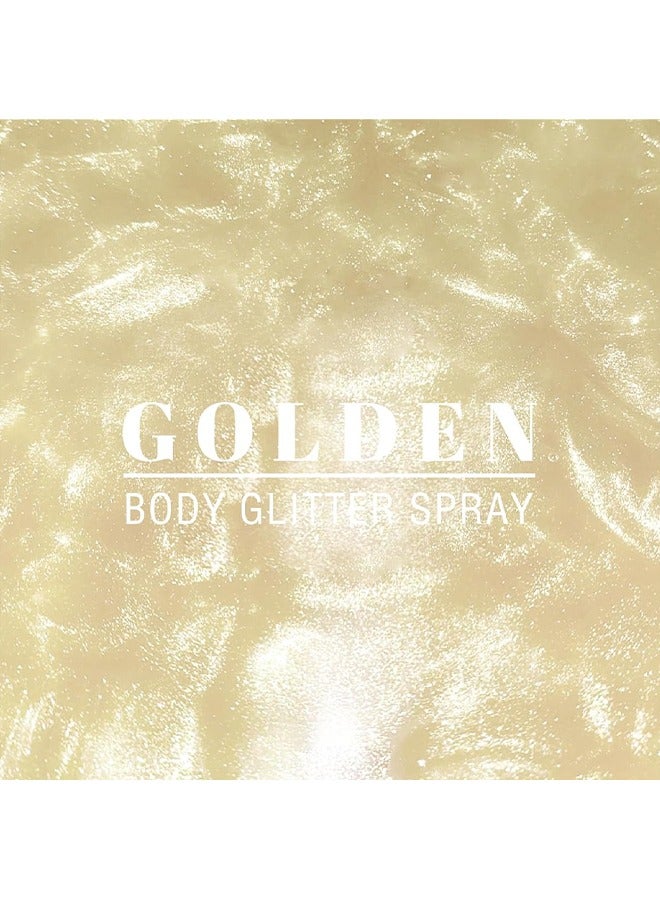 Ushas Glow Shimmer Spray, Shimmer Body Oil Liquid Easy To Push Away Natural Moisture Glitter Face Brightening Glow Pearl Highlighter Illuminator Shine Contouring Makeup For Face And Body, 76ML - Image 3