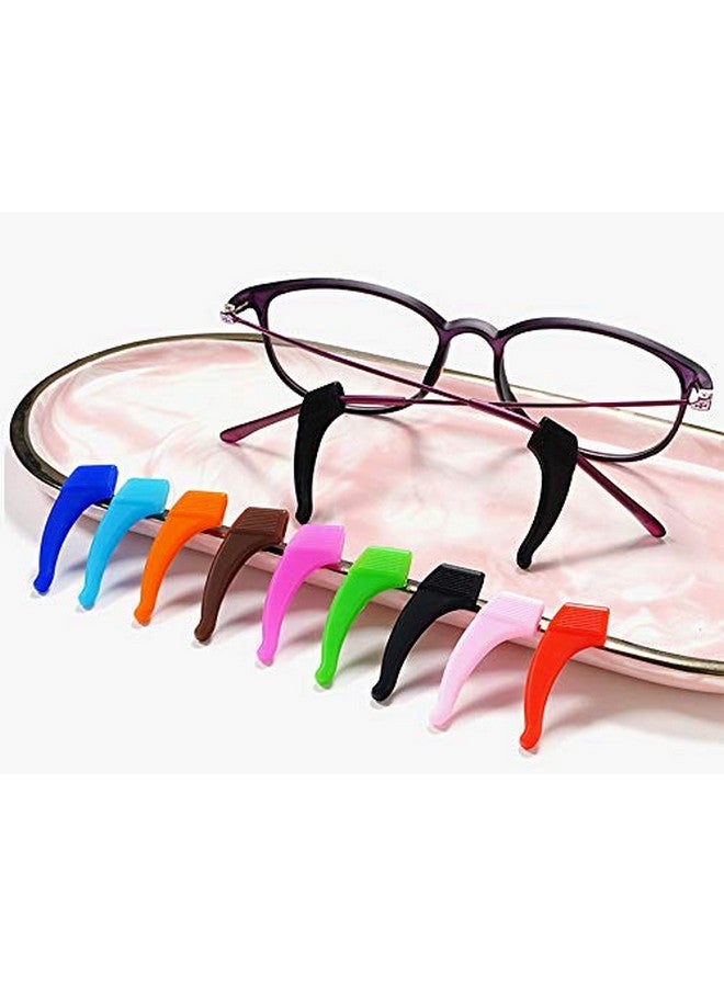 ASTRQLE 4 Pairs Premium Grade Soft Anti Slip SIlicone Holder for Glasses Ear Hook (Transparent) - Image 2