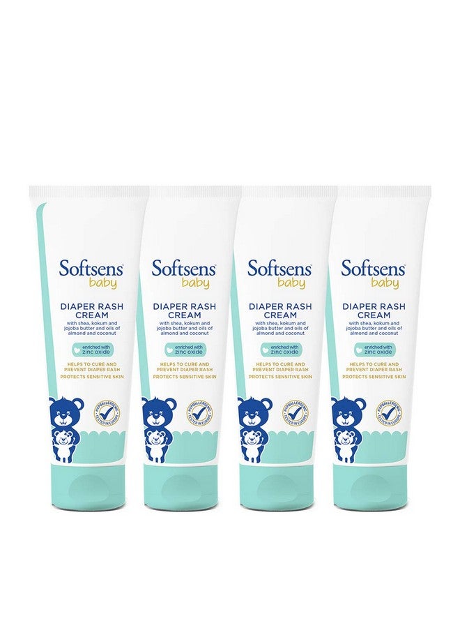 Softsens Baby Natural Diaper Rash | Nappy Cream, Enriched With Aloe Vera Juice And Shea Butter 50 G (Pack Of 4) - Image 1