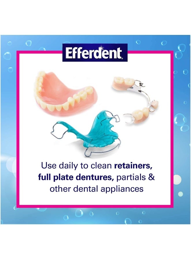 Efferdent Anti-bacterial Denture Cleanser 120 Tablets - Image 4