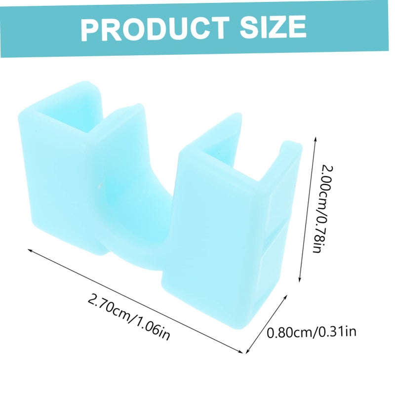 Sky Blue Training Chopstick Helpers For Kids Beginners 5 Pcs Learning Dining Tools - Image 3
