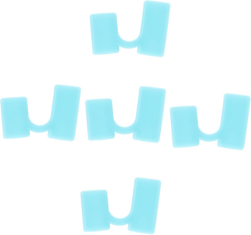 Sky Blue Training Chopstick Helpers For Kids Beginners 5 Pcs Learning Dining Tools - Image 1
