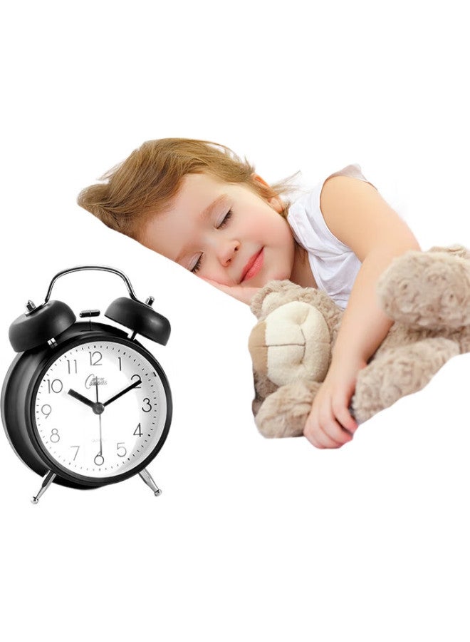 Compas Alarm Clock For Children And Students, Retro Mechanical Bell Alarm Clock With Loud Volume, Bedside Clock, Alarm Watch 2316, Wine Red - Image 2