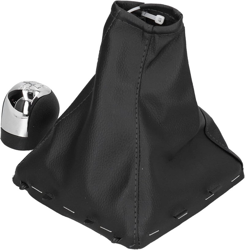 5 Speed Gear Shift Knob with Boot Cover, Compatible Replacement for Vectra C Vectra B 2002-2005, Ergonomic Design with Premium Artificial - Image 3