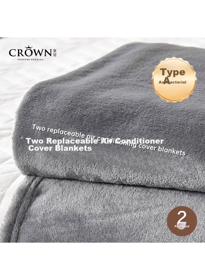 Danisa Crown Blanket, Dormitory Bedding, Spring And Autumn All-season, Air Conditioning Towel Blanket, Office Sofa Nap Shawl, Throw Blanket - Image 5