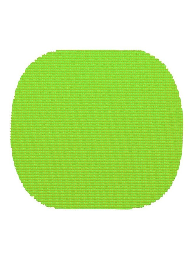 Kraftware 37636 Fishnet Placemat Dz, Oval, Lime Green, Large - Image 1