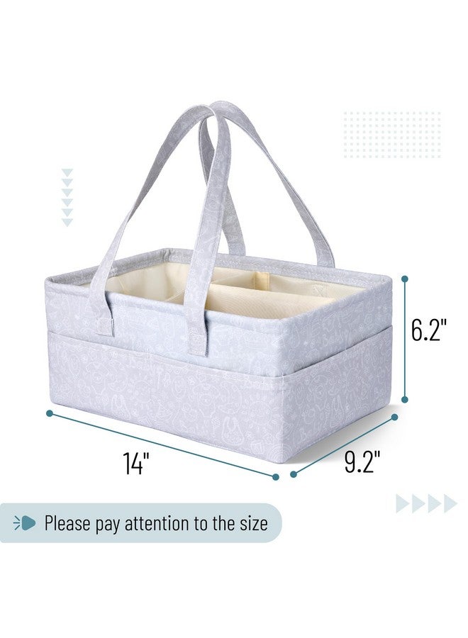 Mr. Pen Mr. Pen- Baby Diaper Caddy Organizer, Cute Pattern, Diaper Organizer, Car Diaper Caddy, Baby Caddy Organizer, Portable Diaper Caddy, Diaper Organizer for Changing Table, Baby Organizer for Nursery  - Image 1