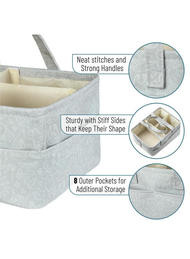 Mr. Pen Mr. Pen- Baby Diaper Caddy Organizer, Cute Pattern, Diaper Organizer, Car Diaper Caddy, Baby Caddy Organizer, Portable Diaper Caddy, Diaper Organizer for Changing Table, Baby Organizer for Nursery  - Image 2