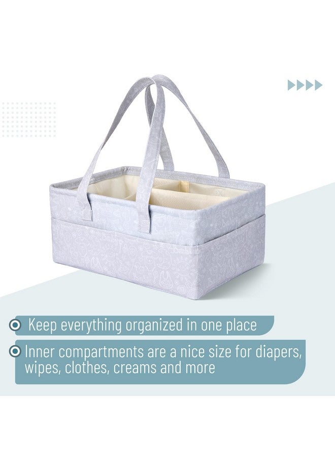 Mr. Pen Mr. Pen- Baby Diaper Caddy Organizer, Cute Pattern, Diaper Organizer, Car Diaper Caddy, Baby Caddy Organizer, Portable Diaper Caddy, Diaper Organizer for Changing Table, Baby Organizer for Nursery  - Image 4