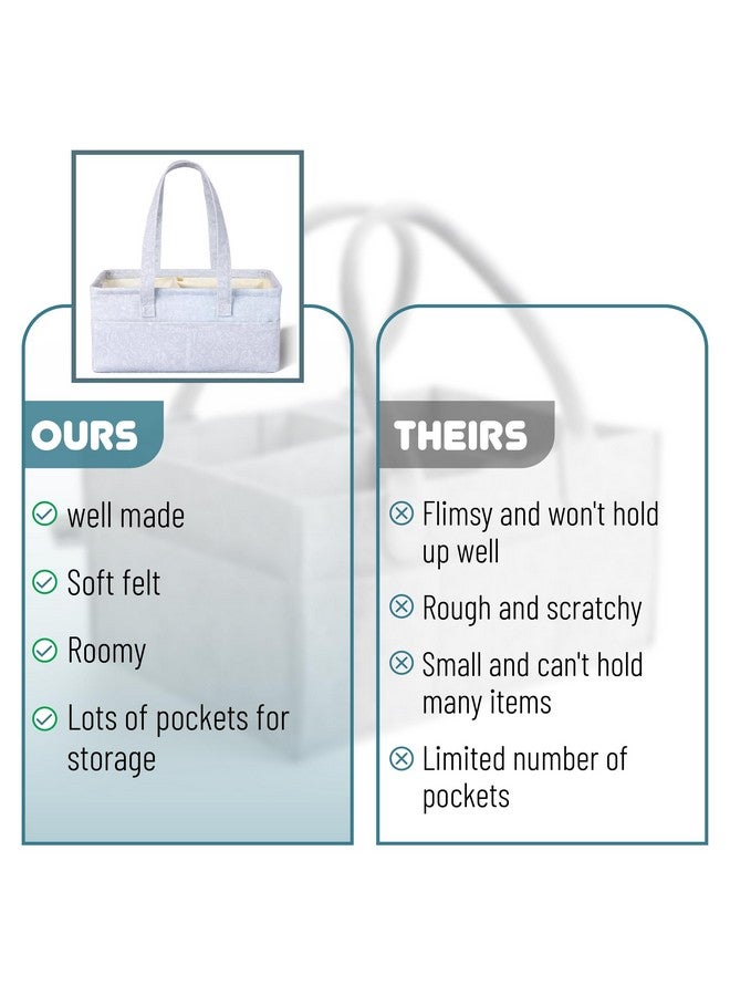 Mr. Pen Mr. Pen- Baby Diaper Caddy Organizer, Cute Pattern, Diaper Organizer, Car Diaper Caddy, Baby Caddy Organizer, Portable Diaper Caddy, Diaper Organizer for Changing Table, Baby Organizer for Nursery  - Image 3