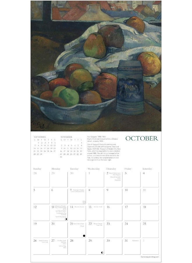 The National Gallery Mini Wall Calendar 2025 (Art Calendar)  - Image 1