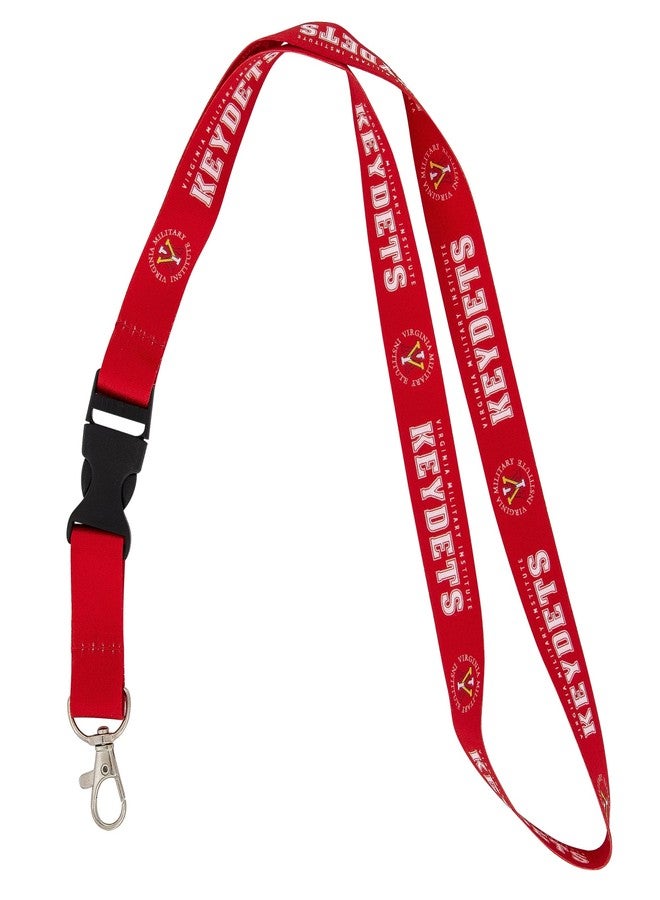 Desert Cactus Virginia Military Institute Lanyard VMI Keydets Car Keys ID Badge Holder Keychain Detachable Breakaway Snap Buckle (Red) - Image 1