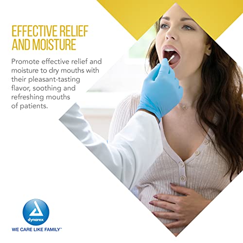 Dynarex Lemon-Glycerin Swabsticks, Pleasant Tasting Cotton Swabs that Gently Soothes and Refreshes Dry Mouth, 3 Oral Swabsticks per Packet, 1 Box of 25 Packets (75 Total Swabsticks) - Image 5