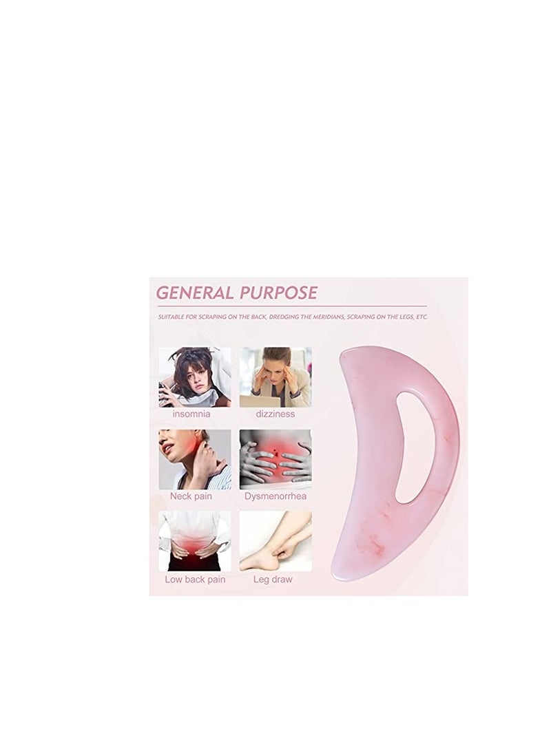 Loquat AICNLY Large gua sha Massage Tool, Lymphatic Drainage Massager,Muscle Scraping Massage Tools,Body Sculpting Anti Cellulite Tools for Man and Women (Pink) - Image 2