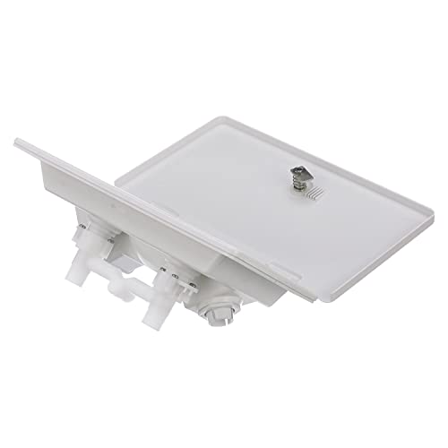 Whale Swim n Rinse Transom Shower Hot and Cold Water Lockable Hinged Cover White ABS Housing 7 Feet Hose RT2658 - Image 3