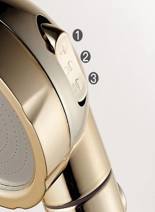 10X Abs Telephone Shower TS-8444 Gold With Tube Hook/Hand Held Shower/High Pressure /3 Function - Image 5