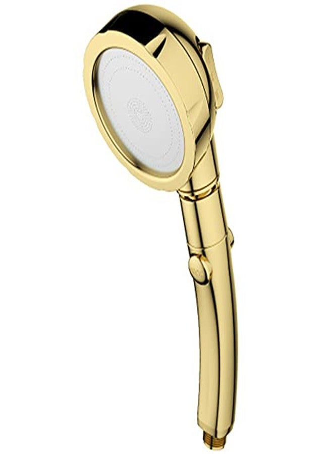 10X Abs Telephone Shower TS-8444 Gold With Tube Hook/Hand Held Shower/High Pressure /3 Function - Image 1