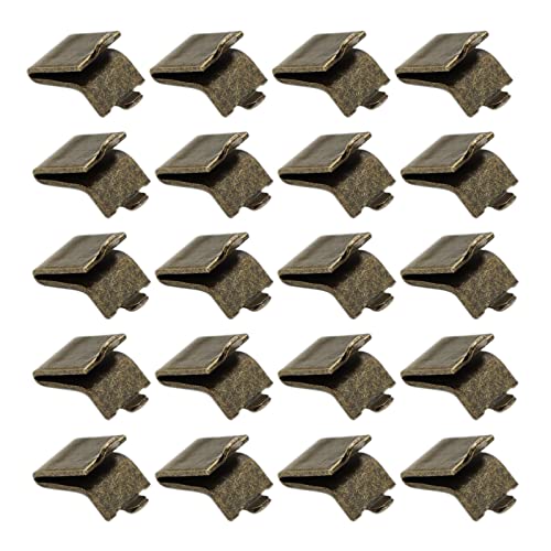 Xadnitu Adjustable Steel Pilaster Shelf Clip Support, Shelving Bracket Clips for Metal and Wood Shelves (14, Bronze) - Image 2