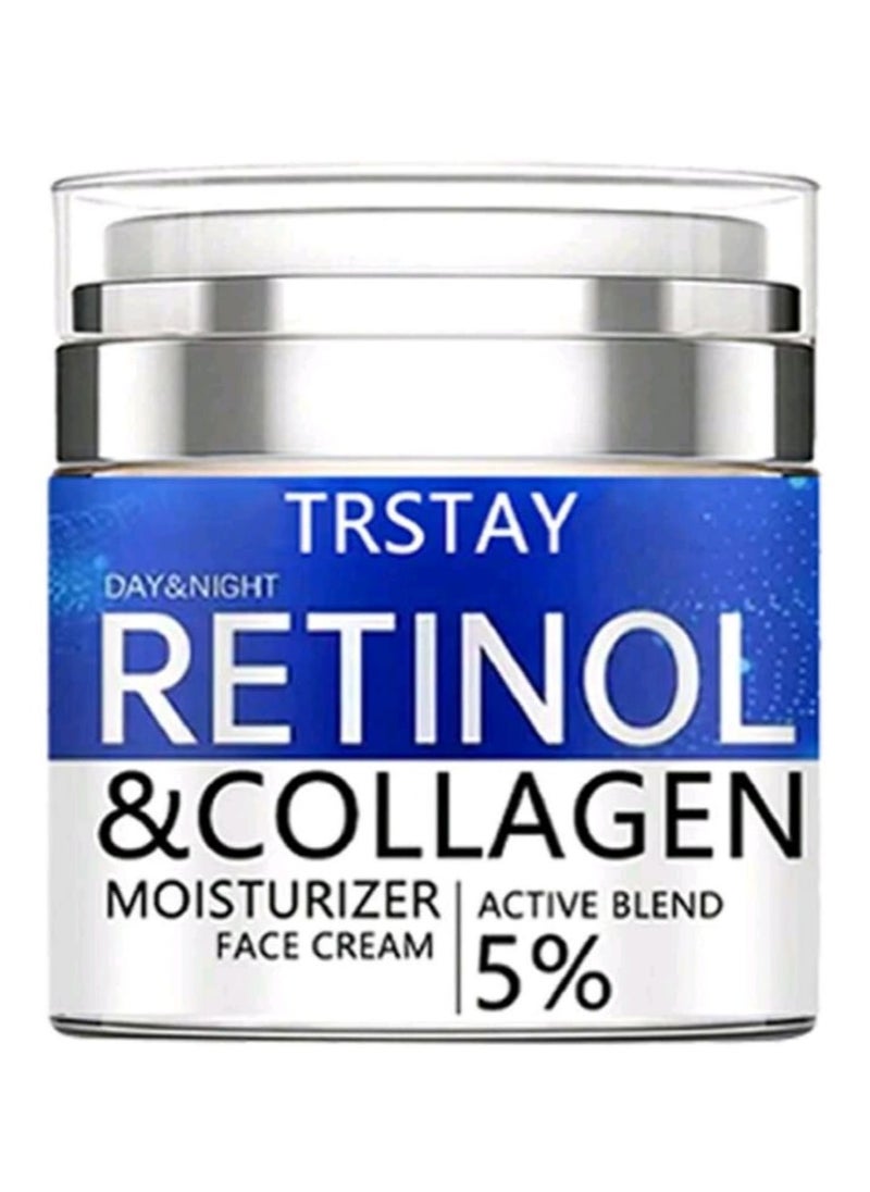 TRSTAY - Collagen Cream For Face With Retinol And collagen, Day And Night &  Skincare Facial Moisturizer - Image 1