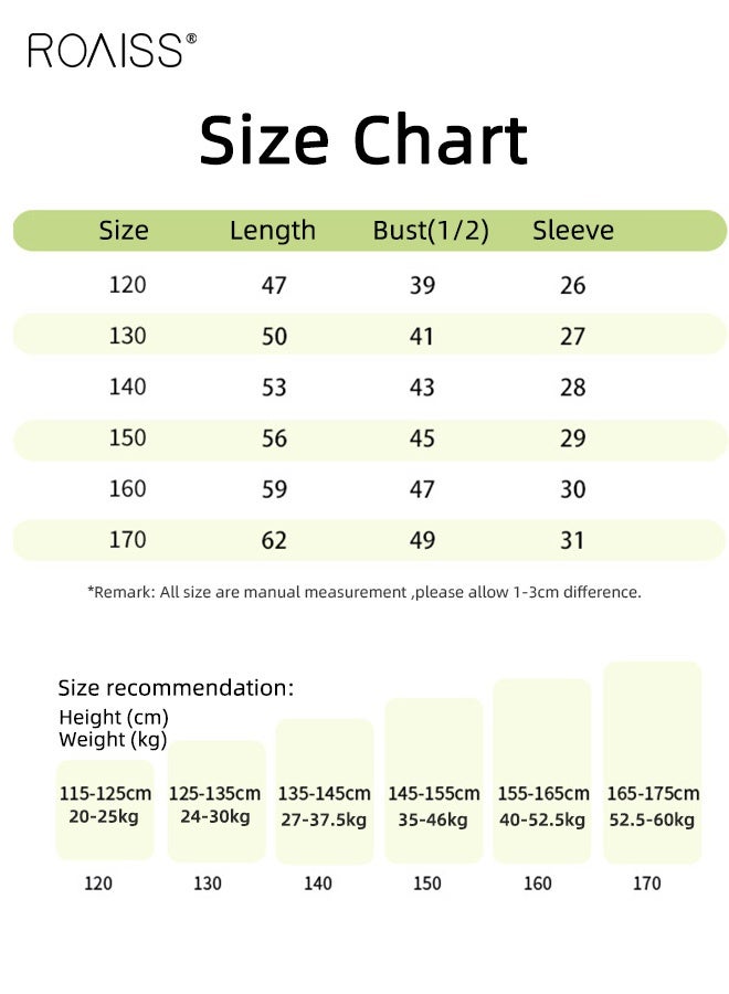 roaiss 2 Piece Comortable Clothing Set for Girls, Round Neck Solid Top and Long Denim Skirt Set, Stylish Summer Outfit with Short Sleeve Top and Elastic Waist Skirt  - Image 5