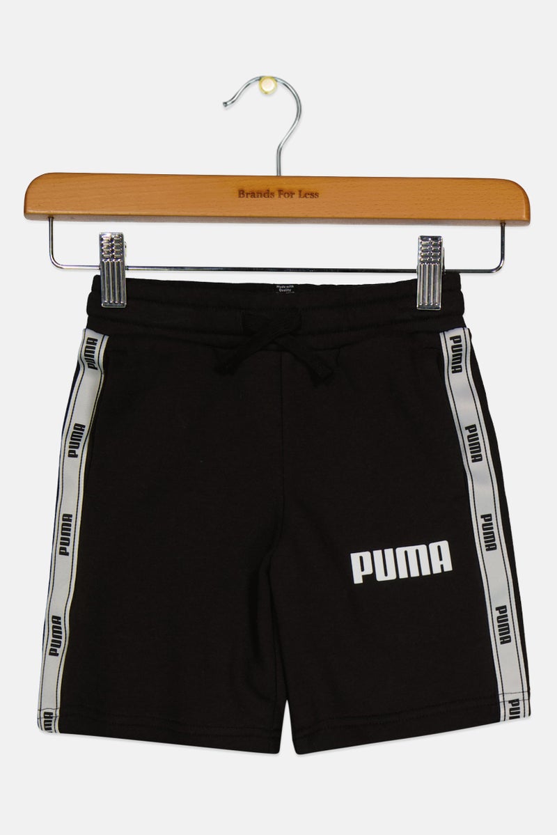 PUMA Kids Boy Sportswear Fit Running Short, Black  - Image 1