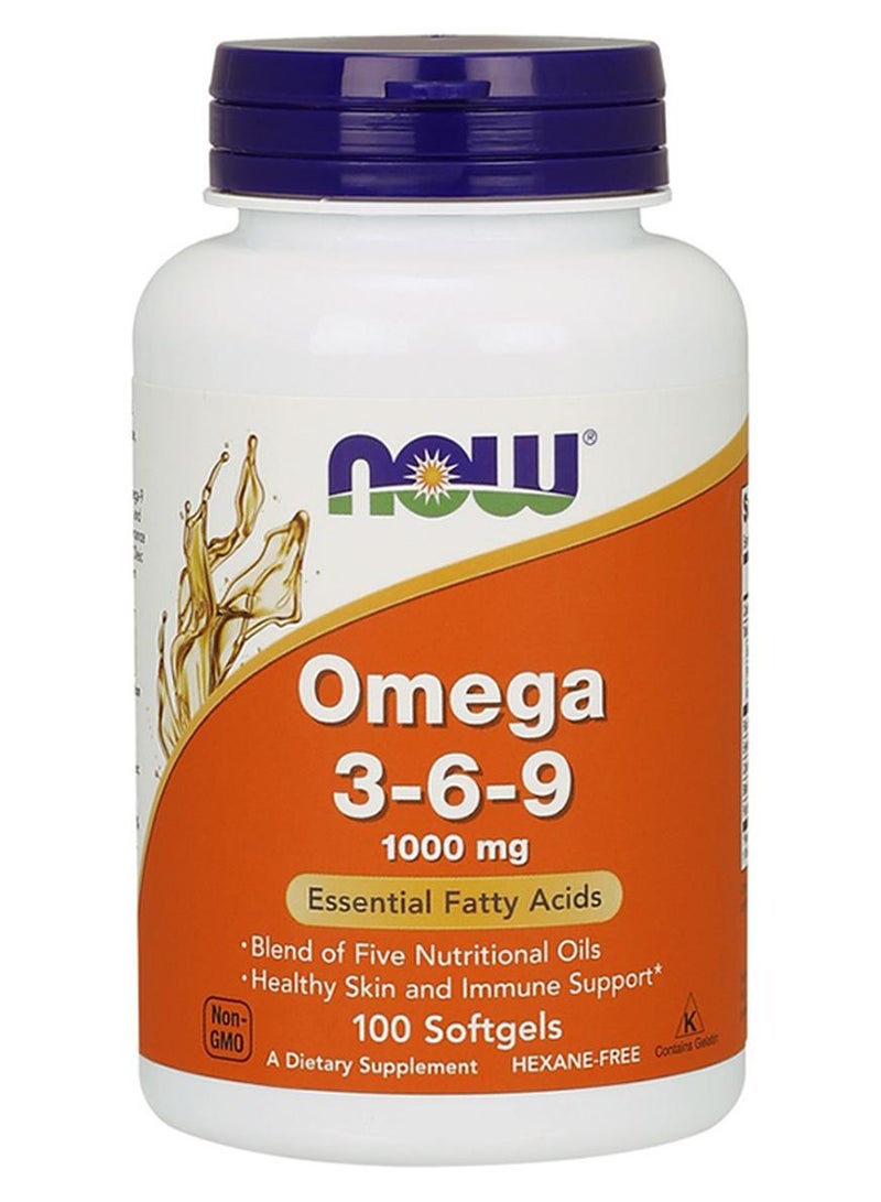 Omega 3-6-9 1000 mg 100 Softgels