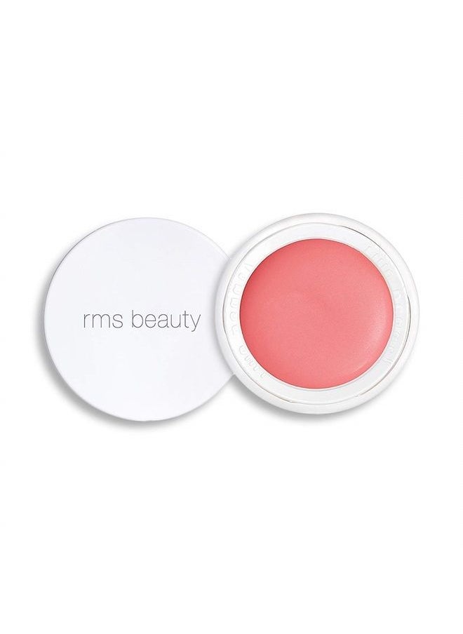 RMS Beauty Lip2Cheek - Organic Multi-Tasking Cream Makeup Provides Natural Skin Tint as Blush, Lip & Cheek Stain, Lipstick - Demure (0.17 Ounce) 