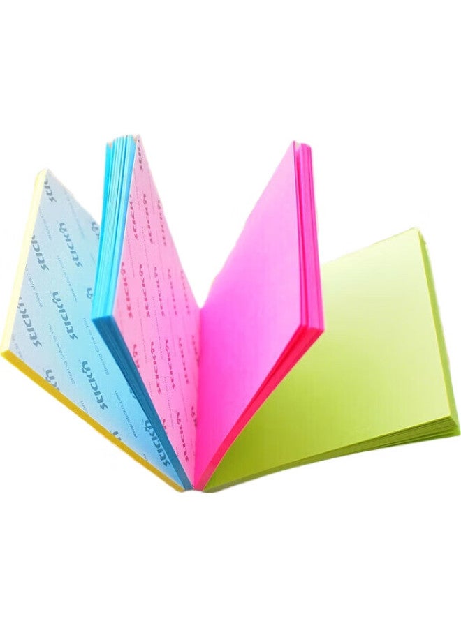 Stickn Magic Sticky Notes Memo Pads 76*101Mm, Pastel 4 Colors, 100 Sheets/Book, 31102 - Image 2