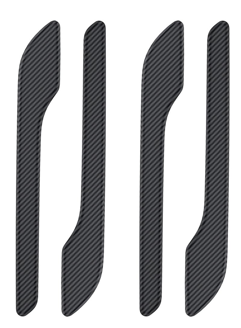 Carbon Fiber Door Handle Protector for Tesla Model 3/Y - Anti-Scratch Door Handle Stickers & Retrofit Decorative Accessories for Enhanced Protection and Style. - Image 1