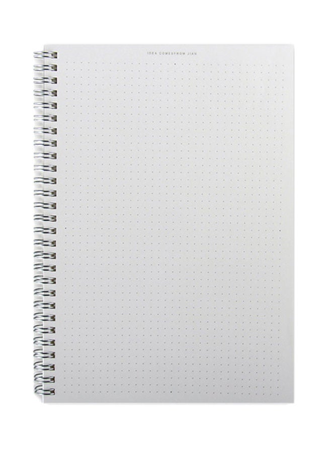 NIBEMINENT Hard Cover Bandage Planner Agenda Notebook White