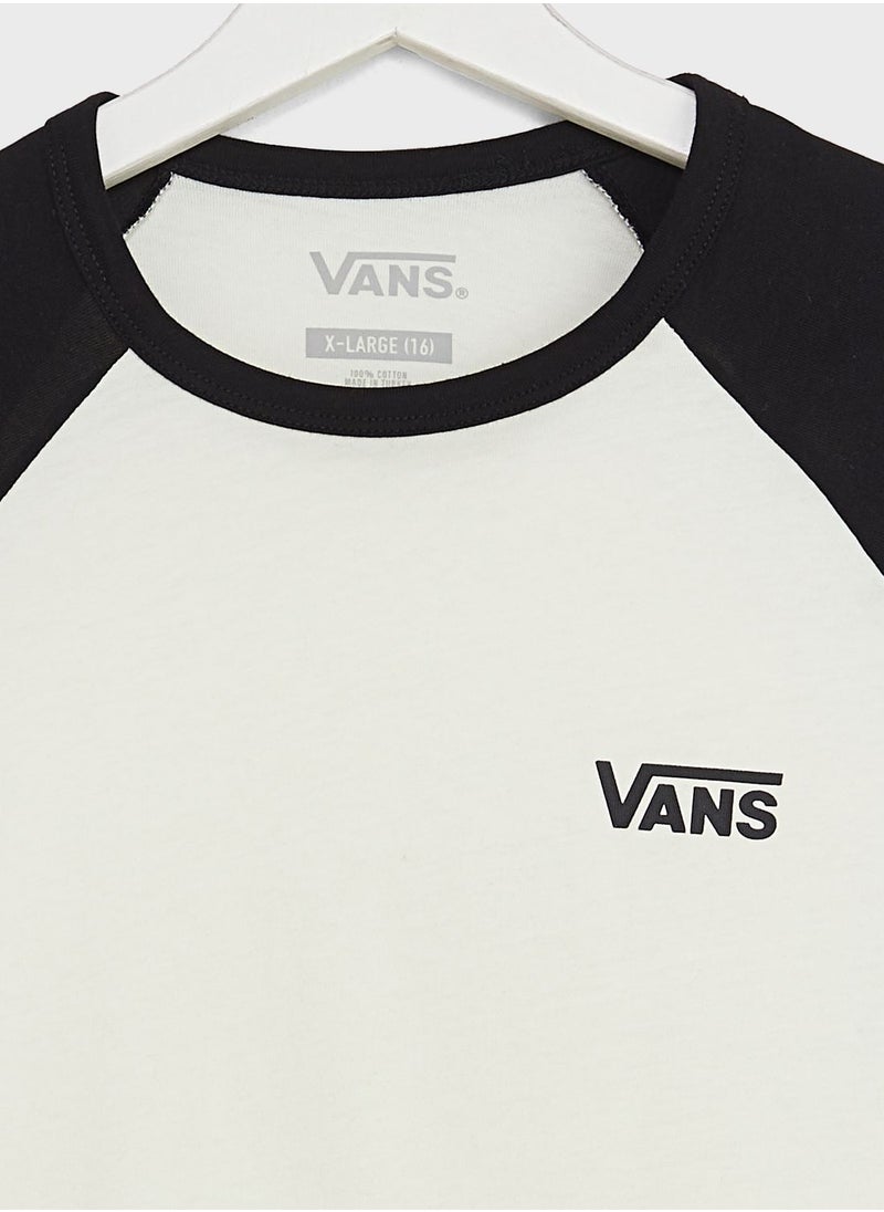 VANS - Youth Raglan Printed T-Shirt - Image 1