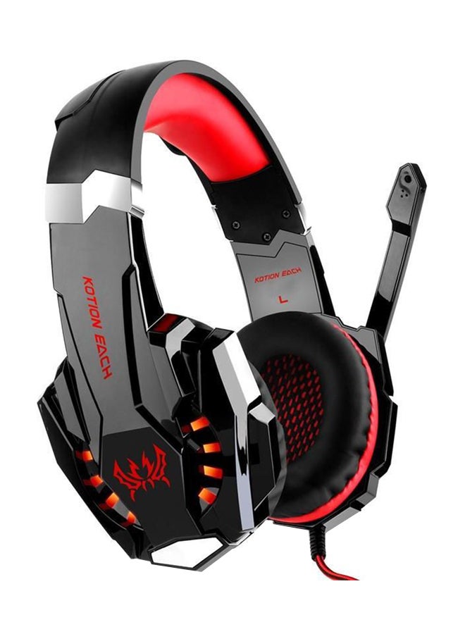 KOTION EACH G9000 Gaming Headset Headphone With Stereo Jack Black/Red - Image 1