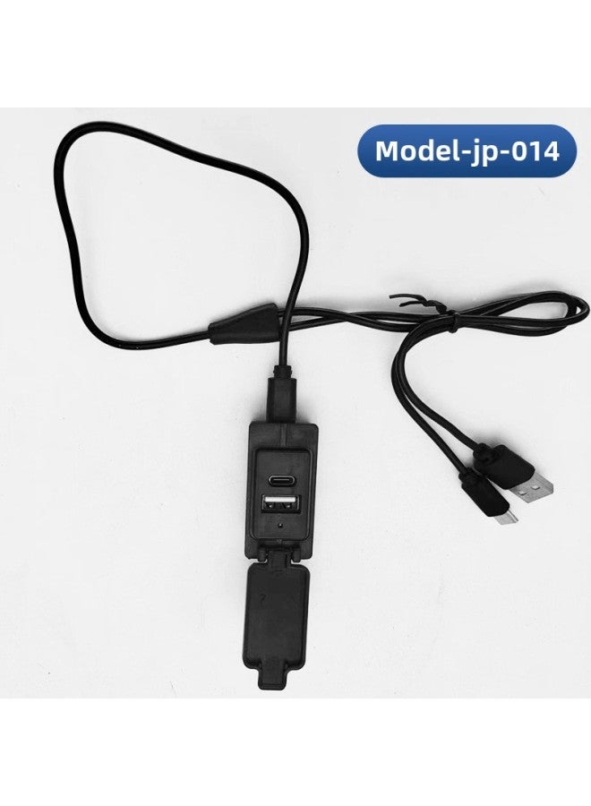 Backpack Usb Charging Cable Bag Android Data Cable Luggage External Usb Charging Cable Interface Accessories-Color:Model-jp-014 (ordinary Fast Charging Type)  - Image 1