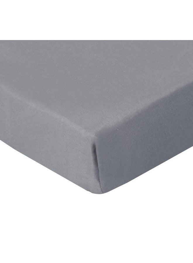 بيلوبان ملاءات مربعة ملائمة للعب/حظيرة اللعب، مثالية لغرفة جديدة 2 / حظيرة لعب محمولة من TotBloc، عبوة من قطعتين، مصنوعة من الألياف الدقيقة فائقة النعومة، ملاءة ملائمة للعب، باللون الرمادي. - Image 3