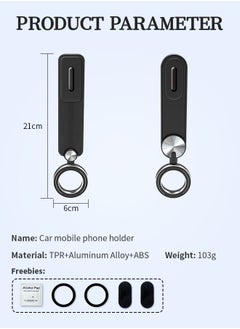 Car Magnetic Phone Holder, 360° Rotating Phone Mount, Strong Magnetic Adsorption, Compatible with All Smartphones - pzsku/Z39F3F98DFDA44DAED9C9Z/45/_/1728982848/7cf9f53b-bd8d-4c1f-a649-5fcad9487f60