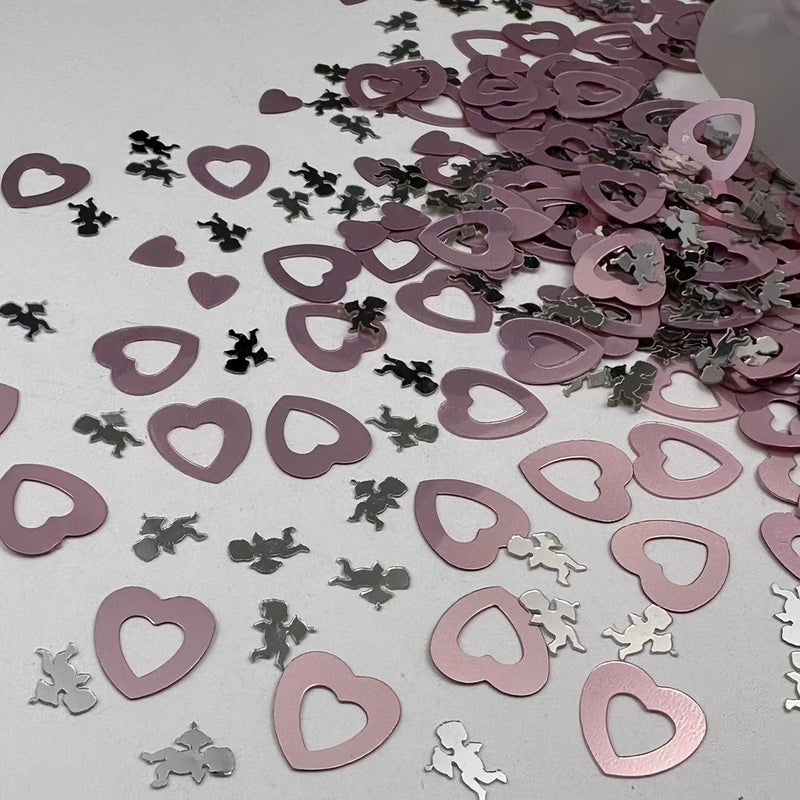 Purple PVC Sparkle Beads 1500 Pieces 12mm for Wedding DIY Crafts Decor - Image 3