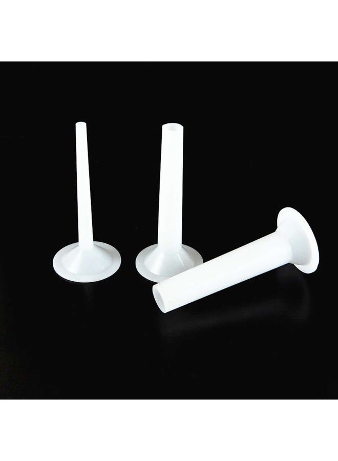 esowemsn A Set of 3pcs Plastic Sausage Stuffing Tubes Manual Sausage Stuffer Funnels for Meat Grinder Funnel Attachment Kit Food Grade Meat Grinder - Image 3