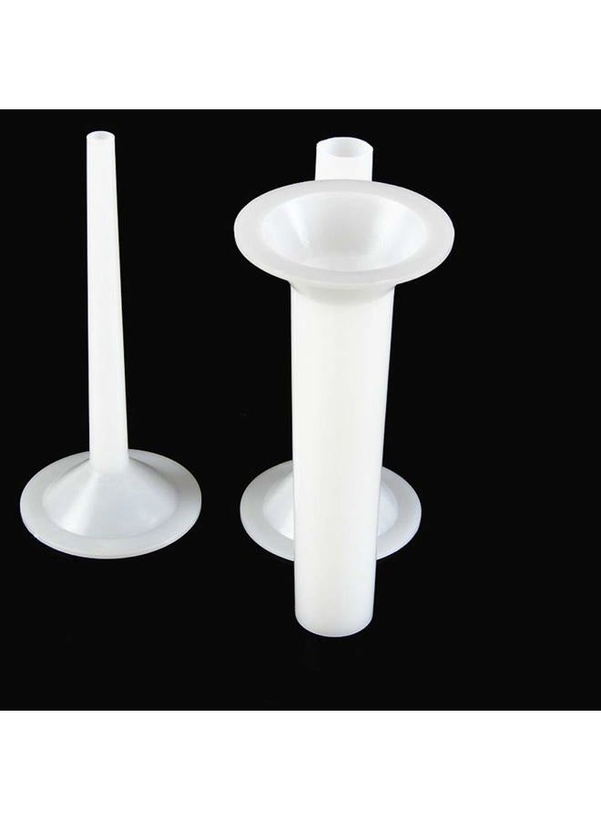 esowemsn A Set of 3pcs Plastic Sausage Stuffing Tubes Manual Sausage Stuffer Funnels for Meat Grinder Funnel Attachment Kit Food Grade Meat Grinder - Image 4