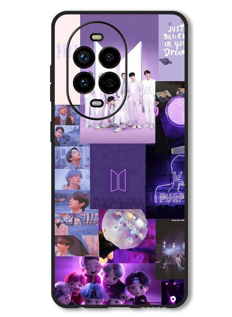 Theodor Case Compatible with Huawei Nova 13 Pro Protection Shockproof Bumper Cover BTS collage - Image 1