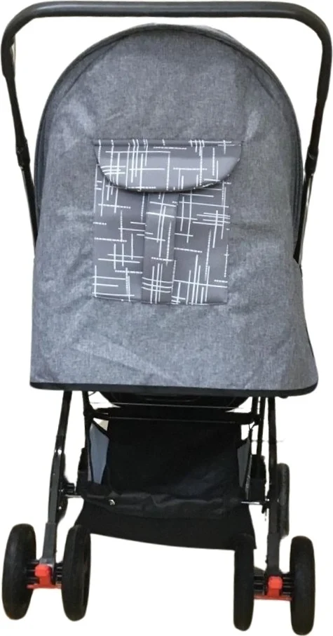 Vav Baby Dual Comfort Line Double Stroller Gray