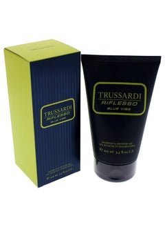 TRUSSARDI Riflesso Blue Vibe Men Shampoo And Shower Gel 3.4 Oz  - Image 5